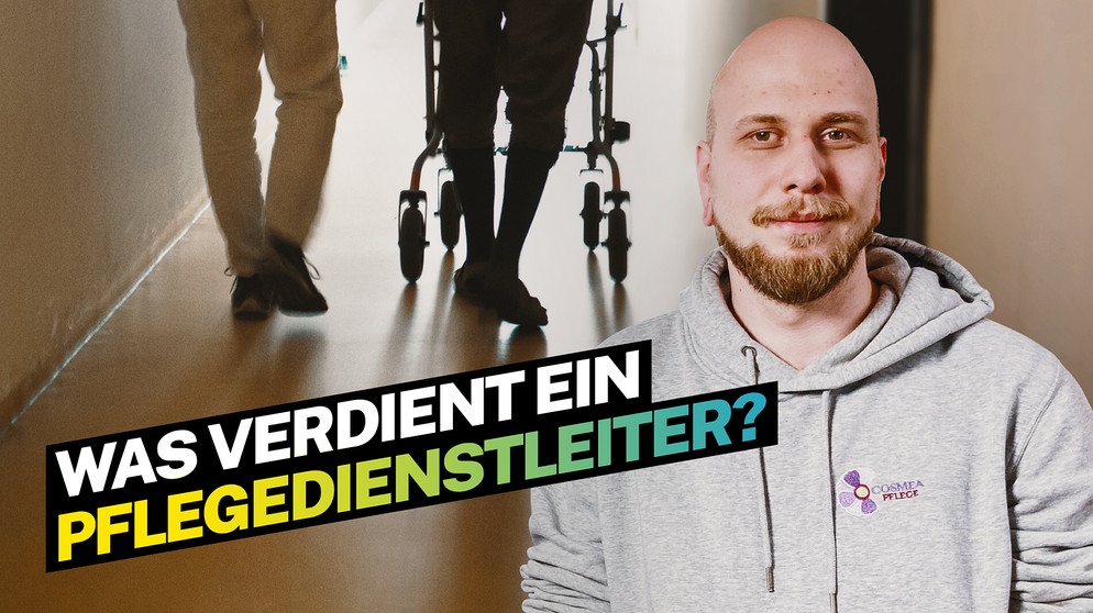 Simon ist Pflegedienstleiter.  | Bildquelle: picture alliance / photothek | Ute Grabowsky, Montage: BR;