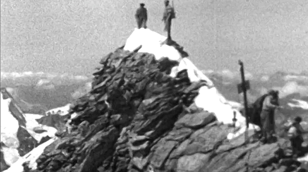 Matterhornbesteigung (KUFA) mit den Bergsteigern Max Schulz, Schorsch Möbs (1959)  | Bildquelle: BR