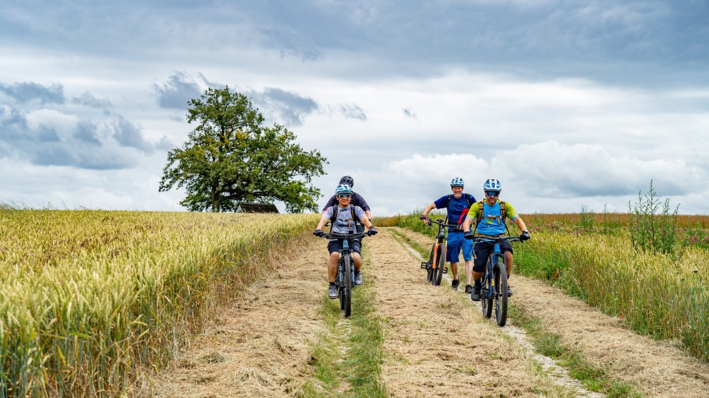 Mountainbiken im Umland von Regensburg | Bildquelle: BR/Thomas März