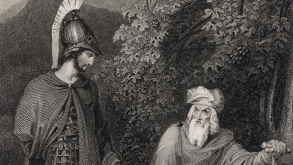 Odysseus findet seinen Vater Laertes | Bildquelle: picture-alliance/dpa
