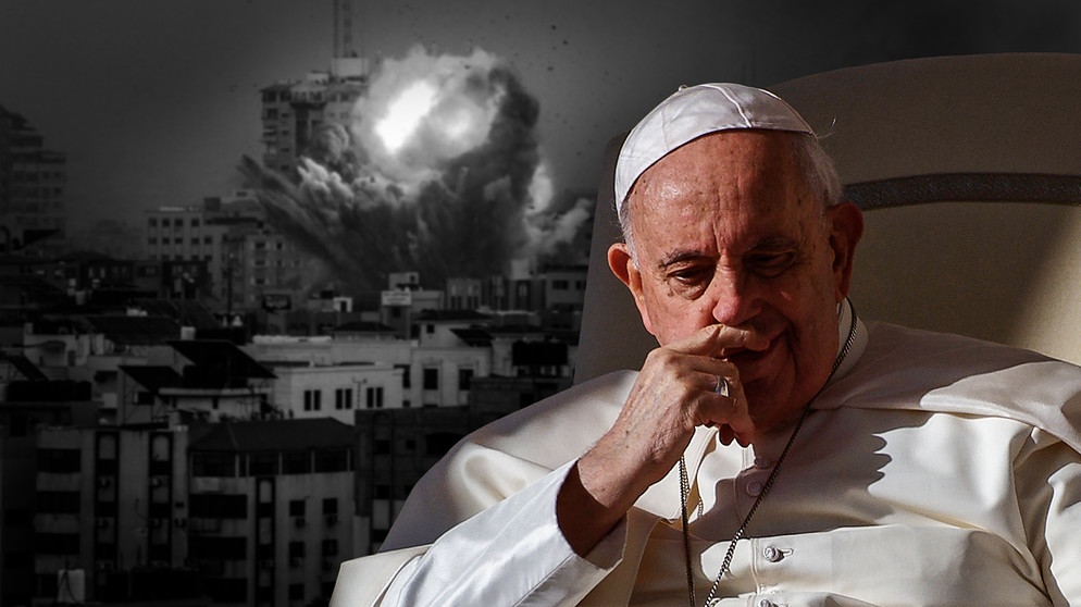 Vermittler ohne Auftrag – Papst Franziskus und die Kriege | Bildquelle: picture alliance / NurPhoto | Massimo Valicchia / Sameh Rahmi; Montage: BR