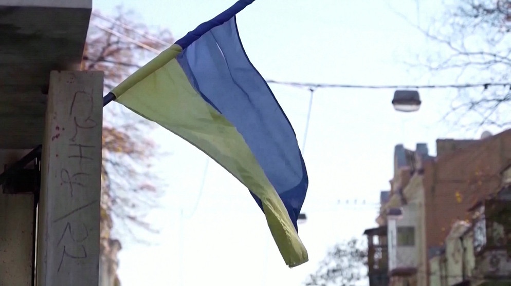 Ukraine-Flage | Bildquelle: Bayerischer Rundfunk 2024
