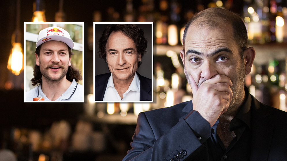 Zu Gast bei Ringlstetter sind Giovanni di Lorenzo & Konrad Abeltshauser. | Bildquelle: Vera Tammen, Red Bull München, BR, Montage: BR