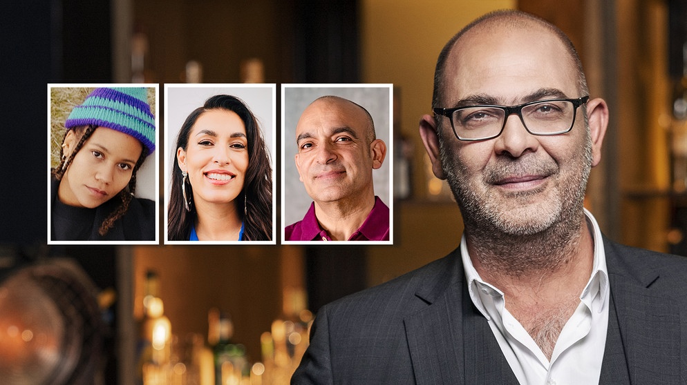 Ringlstetter: Gäste Ami Warning, Tijen Onaran, Django Asül | Bildquelle: BR, Diego Reindel, Andrea Heinsohn, Manfred Huber; Montage: BR