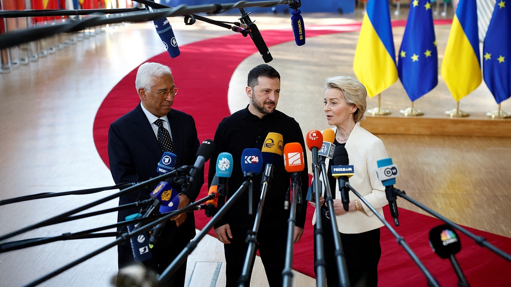 EU-Sondergipfel zu Ukraine | Bildquelle: Bayerischer Rundfunk 2025