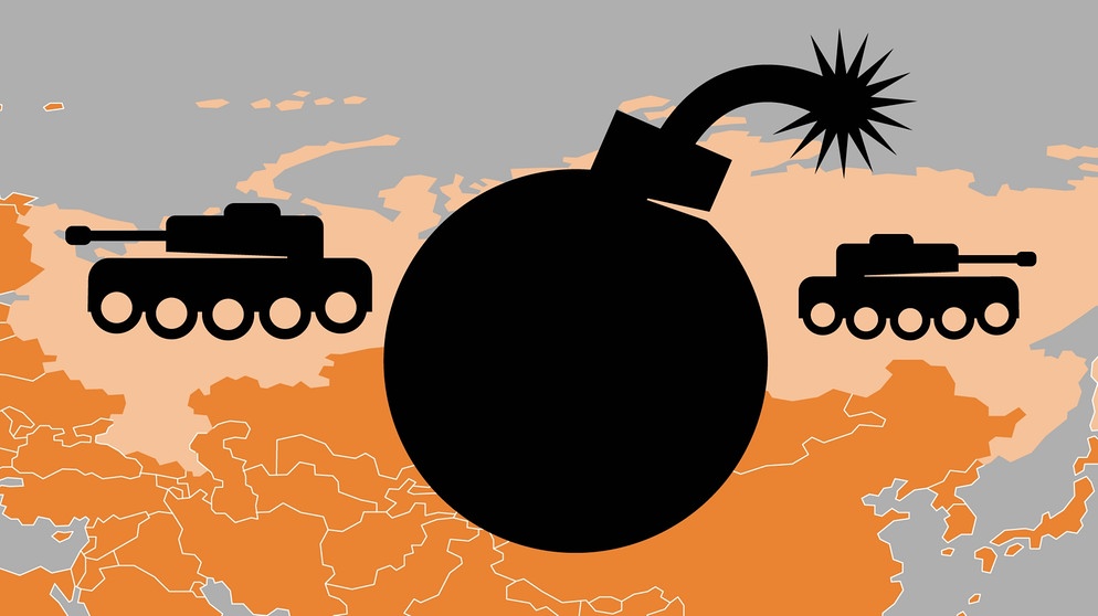 Symbolbild: Russlands Nachbarn haben Angst | Bildquelle: BR