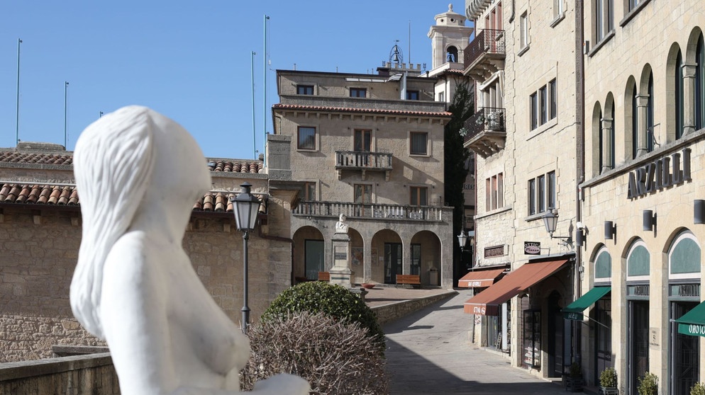 Innenstadt von San Marino | Bildquelle: picture alliance / IPA | ROBERTO BRANCOLINI