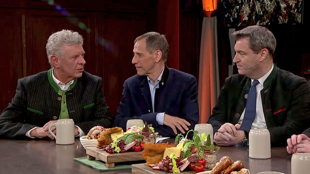 Dieter Reiter, Christoph Deumling, Markus Söder | Bildquelle: BR