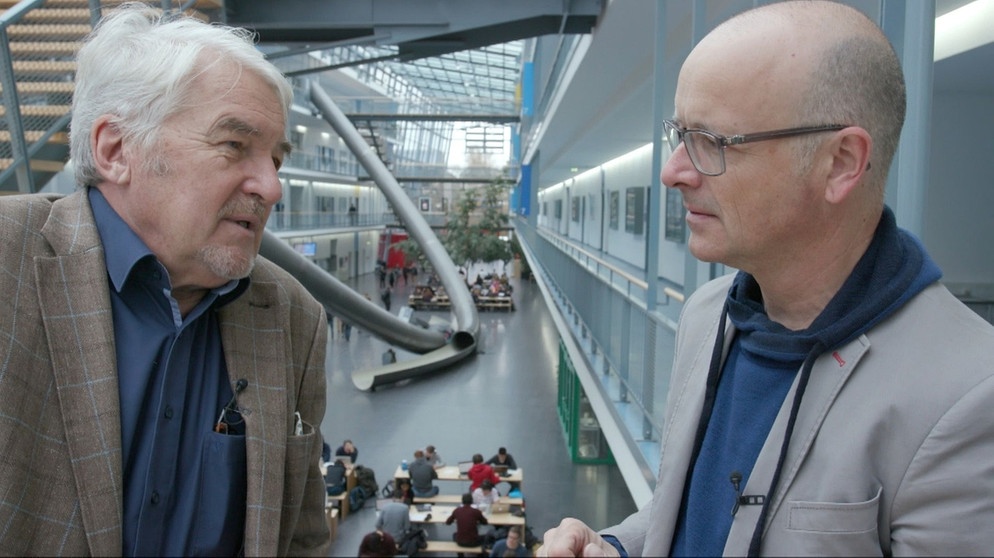 K. Schwanke und Informatiker Prof. Dr. Manfred Broy / Wie sich die Künstliche Intelligenz auf uns auswirkt | Bildquelle: BR