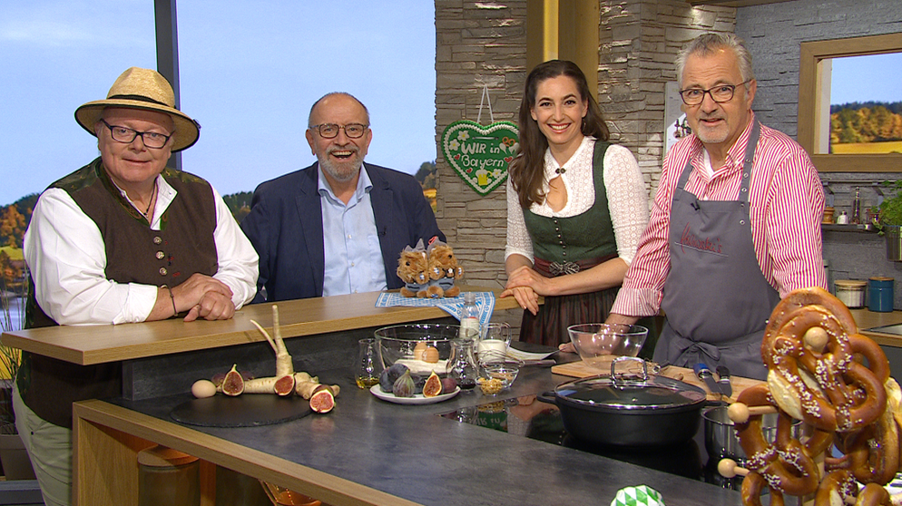Andreas Modery, Anthony Rowley, Andrea Lauterbach und Werner Koslowski | Bildquelle: BR