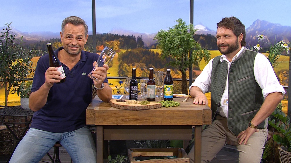 Michael Sporer und Bierdoktor Johannes Sauer | Bildquelle: BR