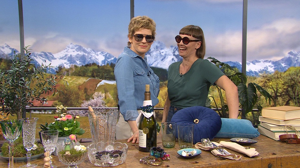 Sandra Bouscarrut und Alexandra Achenbach | Bildquelle: BR