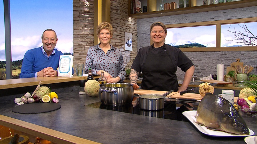 Michael Appel, Sandra Bouscarrut und Diana Burkel | Bildquelle: BR
