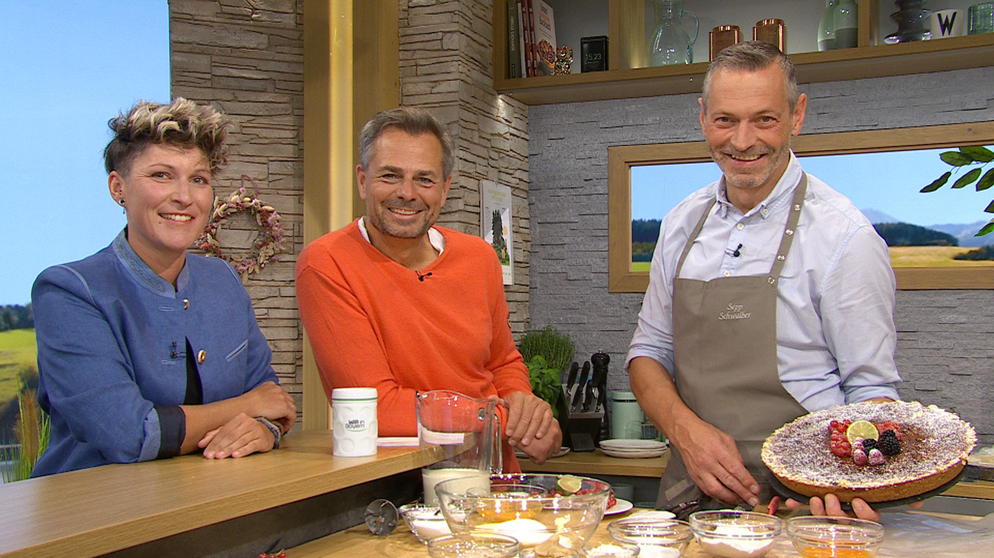 Sendung vom 01.08.2023: Conny Ganß, Michael Sporer, Sepp Schwalber | Bildquelle: BR