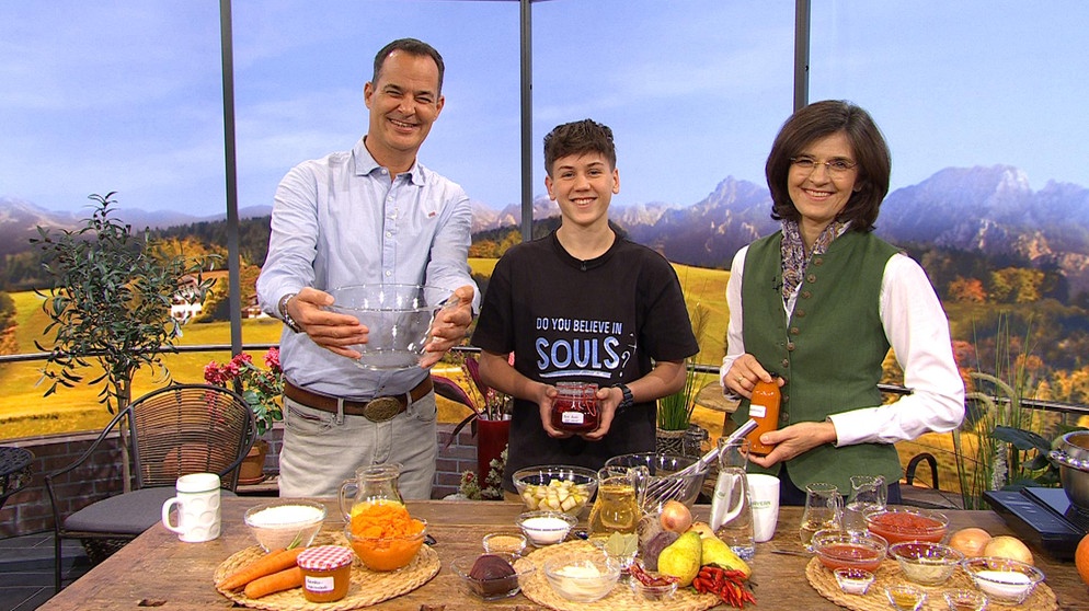 Sendung vom 11.10.2024: Dominik Pöll, Ben Czesla, Jutta Löbert | Bildquelle: BR