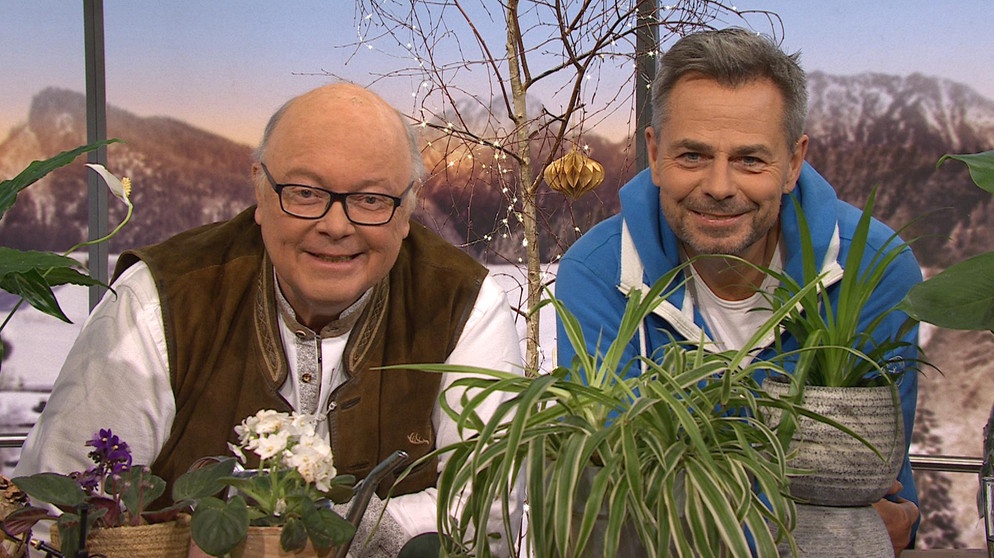 Moderator Michael Sporer und Andreas Modery
| Bildquelle: Wir in Bayern