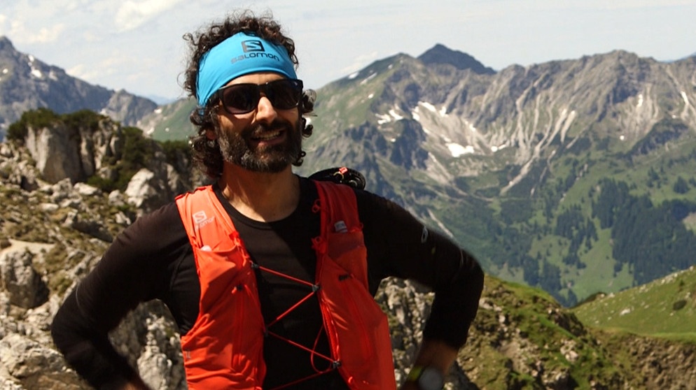 Faraz beim Skyrunning | Bildquelle: BR