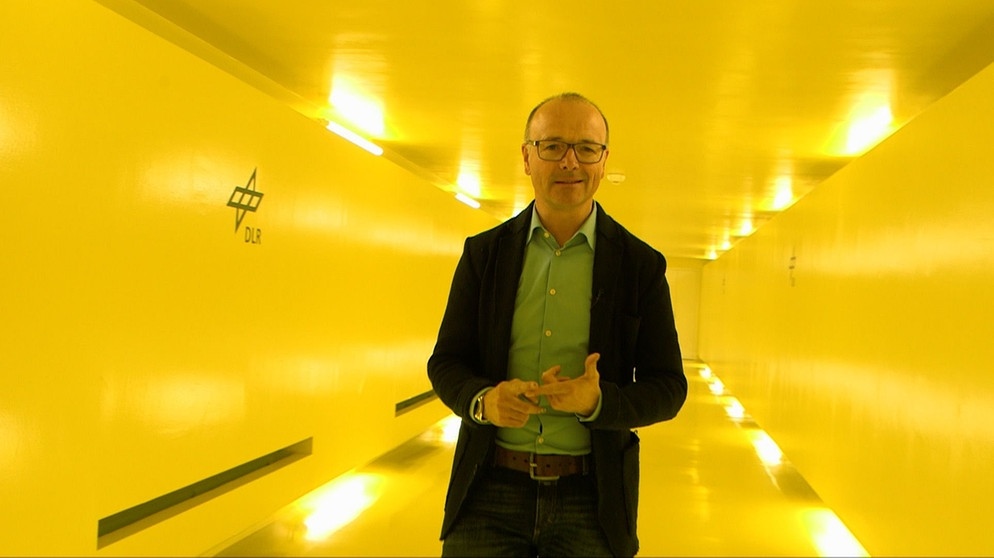 Karsten Schwanke im "gelben Tunnel" | Bildquelle: BR / Maximilian Schecker