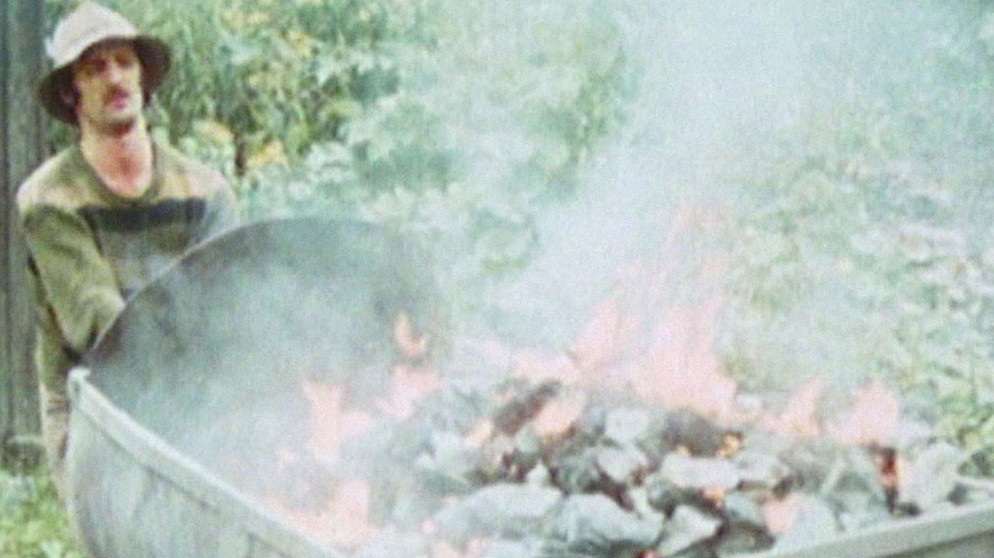 Aus dem Film "Die Steinölbrenner im Karwendel" von Hans Greither, 1982 | Bildquelle: BR