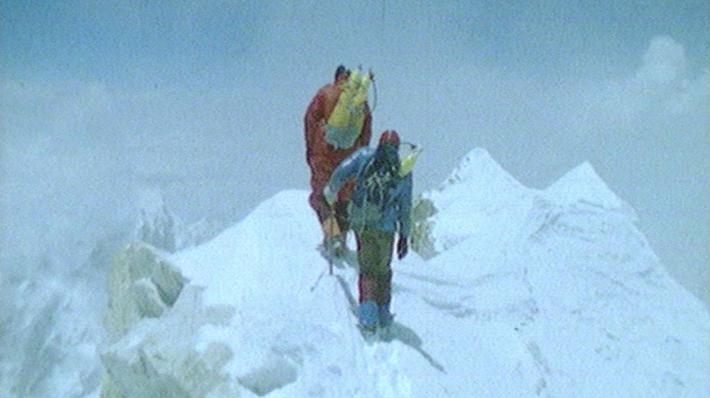 Deutsch-österreichische Kantsch-Expedition, aus dem Film "Kangchendzönga - Die fünf Schatzkammern des ewigen Schnees" von Gerhard Baur, 1976. | Bildquelle: BR