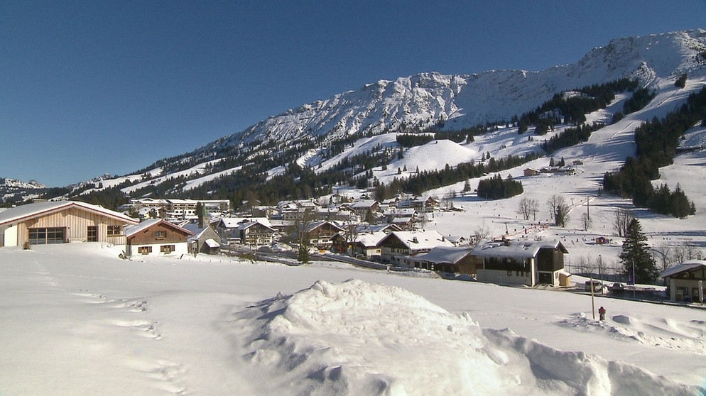 Blick auf Oberjoch. | Bildquelle: BR