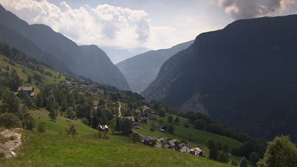 Val Calanca, ein abgeschiedenes Tal im südlichen Kanton Graubündens an der Grenze zum Tessin. | Bildquelle: BR