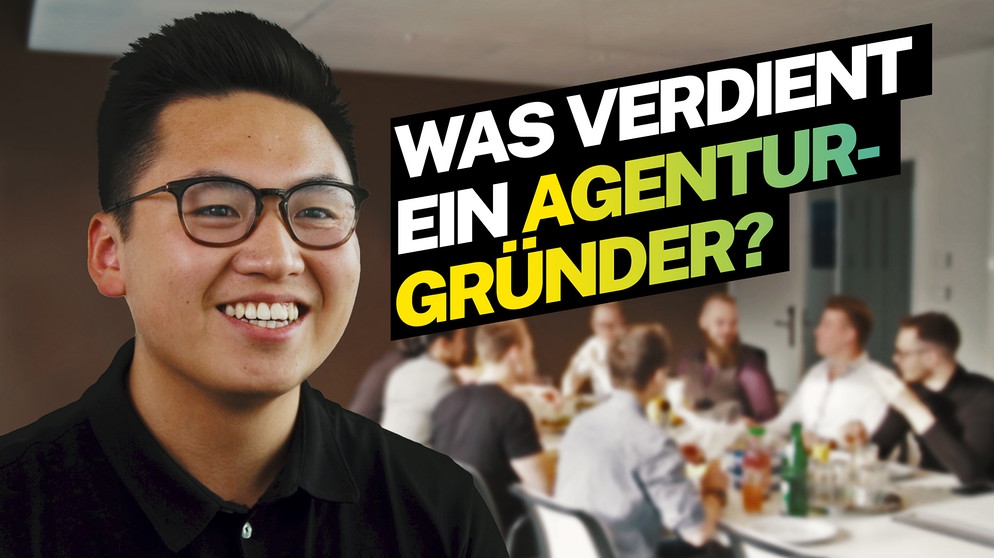 Agentur-Gründer Viet mit seinem Team | Bildquelle: BR