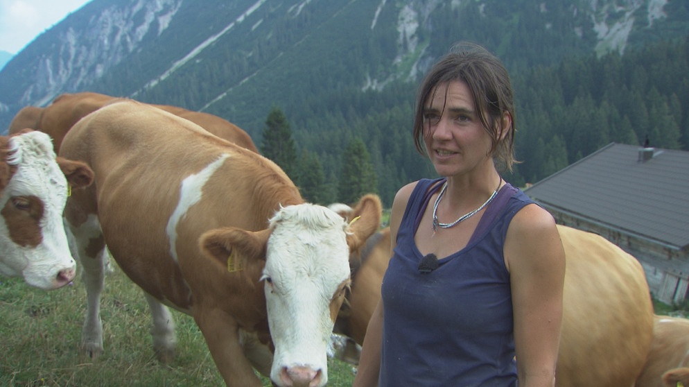 Karin Michalke nimmt sich seit etwa 10 Jahren jedes Jahr eine mehrwöchige Auszeit, um wertvolle Zeit mit faszinierenden Geschöpfen, den Kühen, zu verleben. | Bildquelle: BR