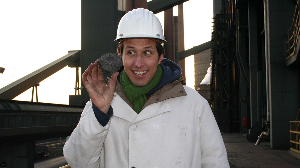 Wo haben Kumpel Schicht im Schacht? / Willi ist heute in einem Bergwerk, um zu erfahren, wie Steinkohle abgebaut wird und später zu Koks weiterverarbeitet wird. | Bildquelle: BR/megaherz gmbh