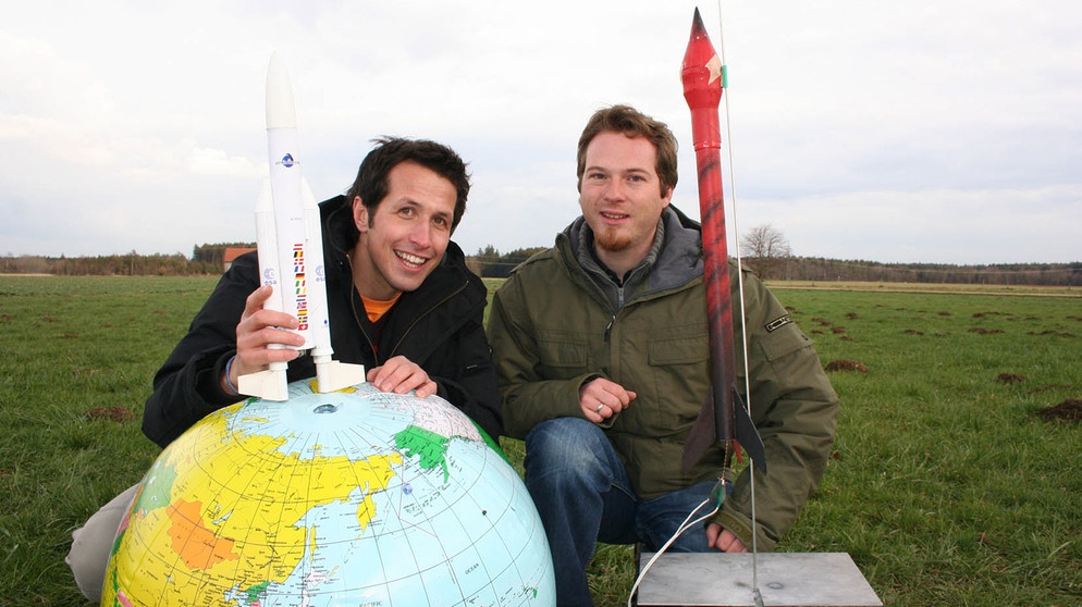 Wie sieht die Welt im Weltraum aus? |Willi und Raketenbauer Matthias Raif | Bildquelle: BR / megaherz GmbH