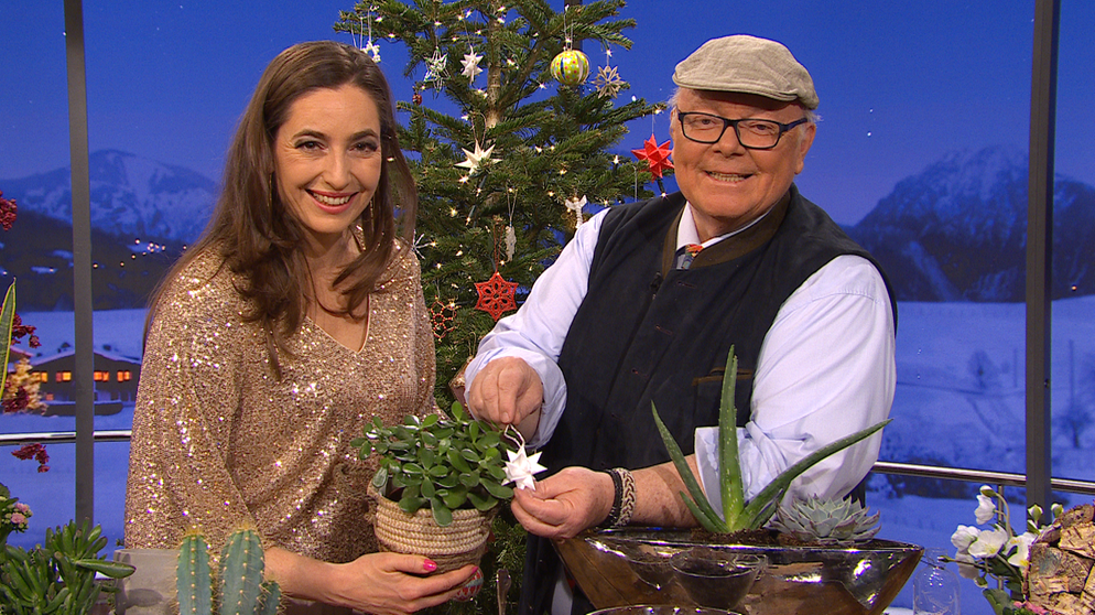 Moderatorin Andrea Lauterbach und Gartenexperte Andreas Modery | Bildquelle: BR