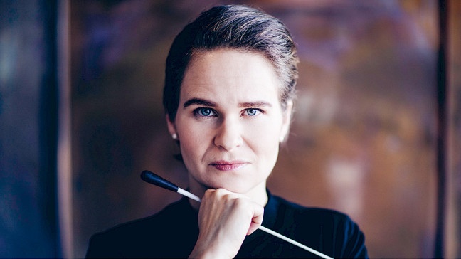 Die finnische Dirigentin Eva Ollikainen | Bildquelle: © Nikolaj Lund