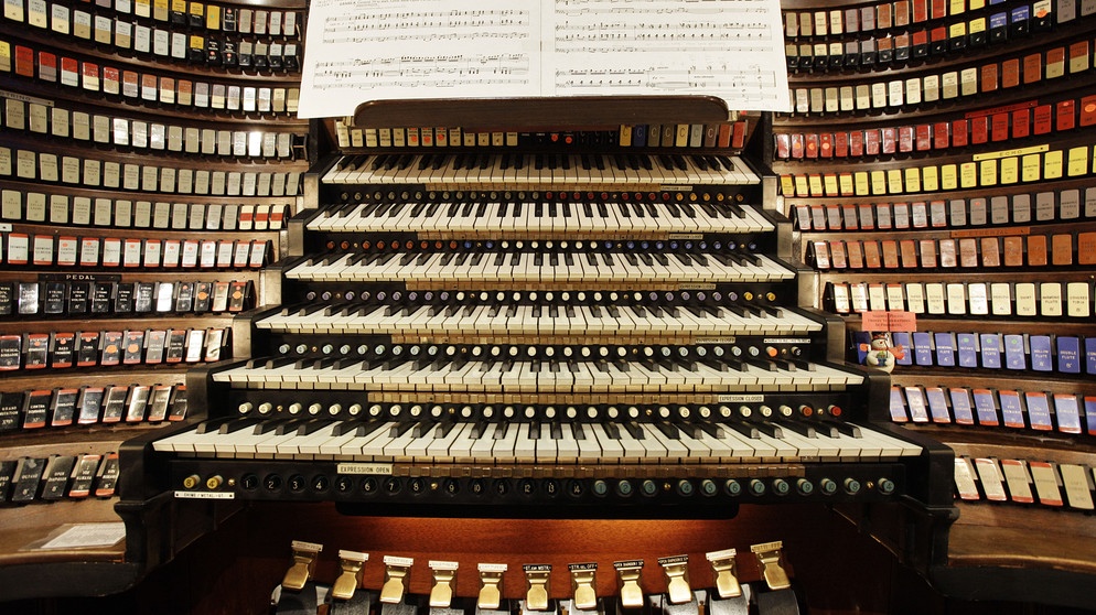 Die Wanamaker Grand Court Orgel in Macy's in Philadelphia | Bild: picture alliance / ASSOCIATED PRESS | Matt Rourke