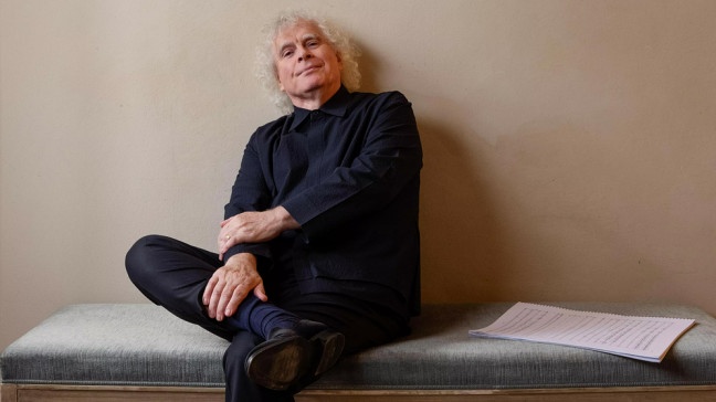Dirigent Sir Simon Rattle | Bildquelle: Astrid Ackermann