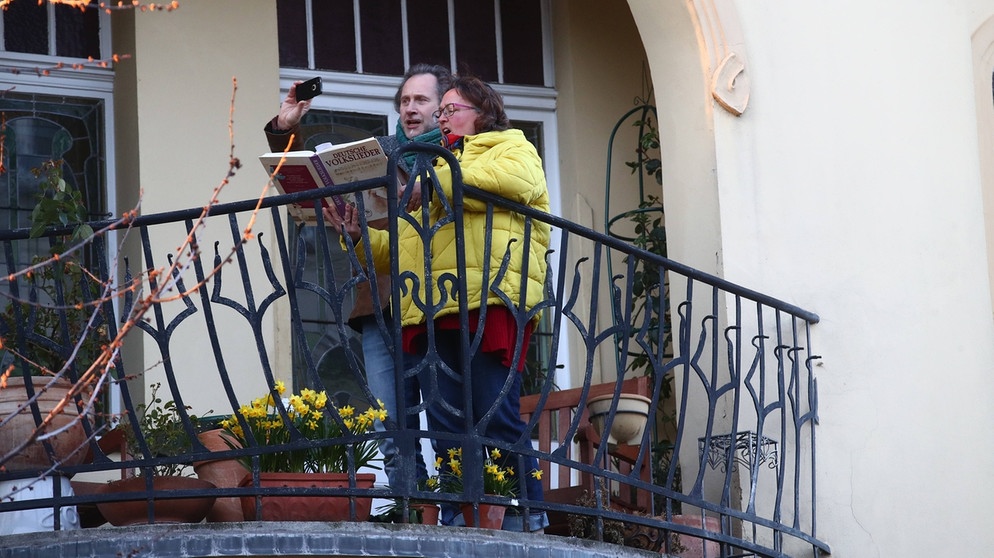 Solidarit ts Aktion vom Bayerischen Musikrat Balkon und Solidarit ts Aktion vom Bayerischen Musikrat Balkon und