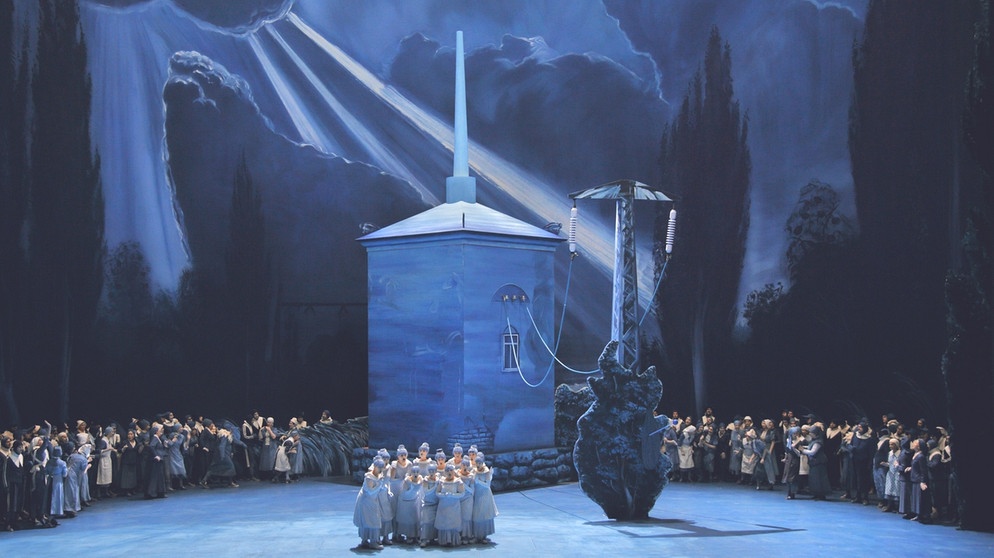 Szenenbild der Wagner Oper "Lohengrin" bei den Bayreuther Festspielen 2018 | Bildquelle: © Bayreuther Festspiele / Enrico Nawrath