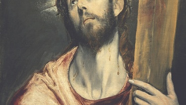 El Greco - Jesus mit Dornenkrone das Kreuz umarmend | Bild: picture alliance / akg-images