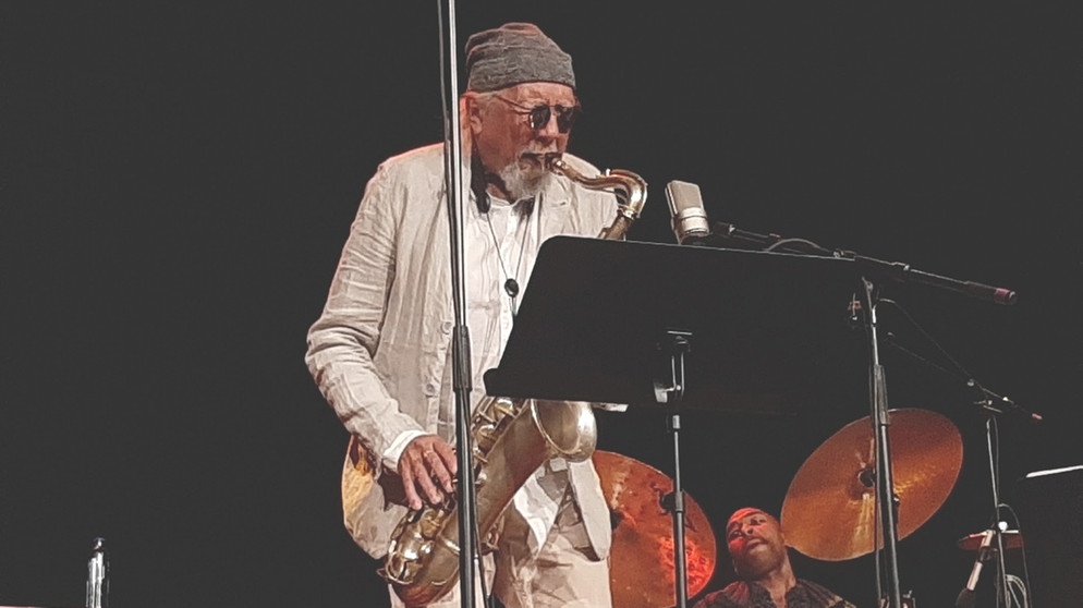 Der Saxophonist Charles Lloyd beim Jazzfestival Ystad | Bildquelle: Roland Spiegel