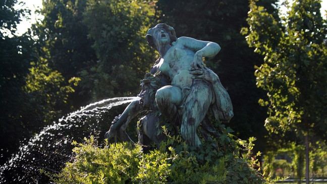 Triton- und Nymphen- bzw. Tilgner-Brunnen (1879) im Volksgarten in Wien | Bildquelle: © Manfred Werner