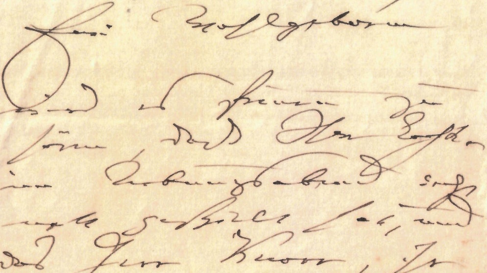 Brief von Clara Schumann - 04.05.1883 | Bildquelle: Heimatmuseum Stromberg