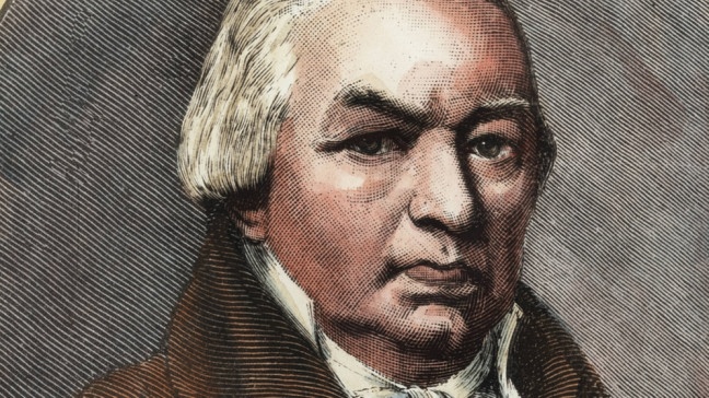 Johann van Beethoven, Vater Ludwig van Beethovens; Porträt. Holzstich nach zeitgenössischem Bildnis. Spätere Kolorierung. | Bildquelle: picture alliance/akg-images