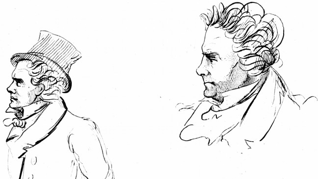 Ludwig van Beethoven. Zeichnung | Bildquelle: picture alliance / Photo12 / Ann Ronan Picture Library