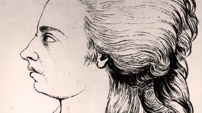 Die blinde Pianistin und Komponistin Maria Theresia von Paradis (1759-1824), Porträt, Radierung, 1784, von Faustine Parmantie | Bildquelle: picture-alliance / akg-images
