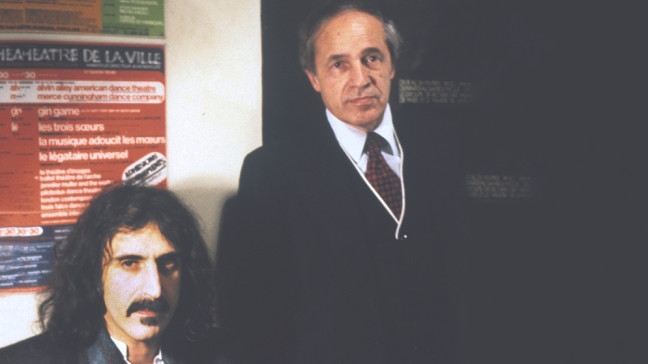 Pierre Boulez mit Frank Zappa | Bildquelle: picture-alliance/dpa