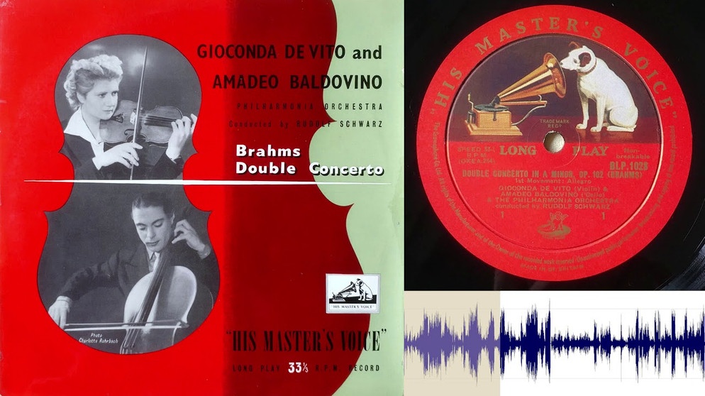 Brahms: Double Concerto (Gioconda De Vito ; Baldovino; Schwarz) | Bildquelle: pwong702 (via YouTube)