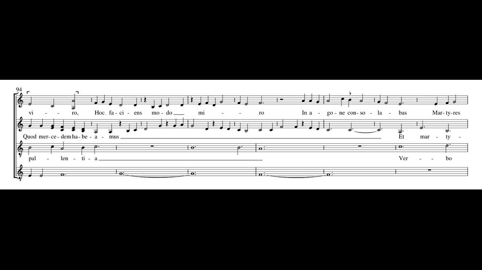 Guillaume Dufay - O sancte Sebastiane [Isorhythmic motet] | Bildquelle: Pour ceux que le langage a désertés (via YouTube)