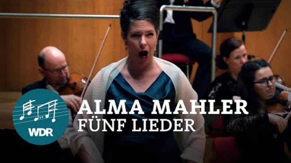 Alma Mahler - Fünf Lieder | Wiebke Lehmkuhl | WDR Sinfonieorchester | Bildquelle: WDR Klassik (via YouTube)