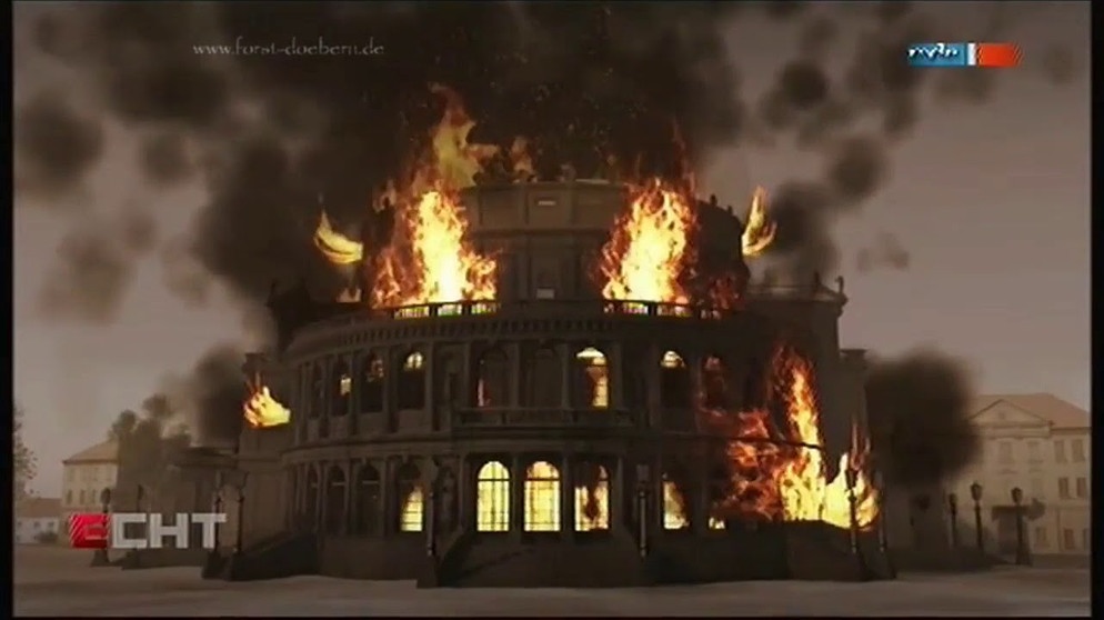 Der vergessene Großbrand Feuer in der Semperoper | Bildquelle: Marilyn Bridgett (via YouTube)