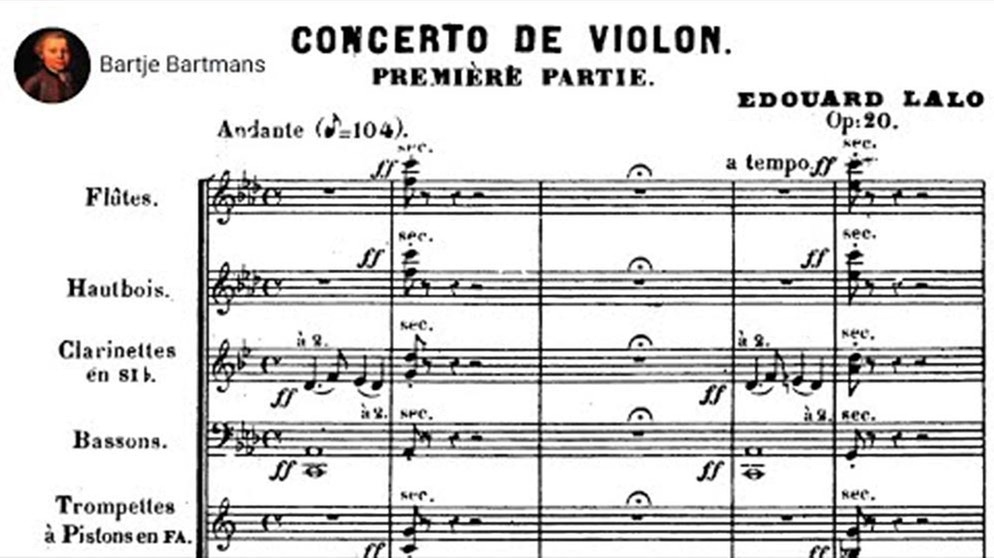 Édouard Lalo - Violin Concerto, Op. 20 (1873) | Bildquelle: Bartje Bartmans (via YouTube)