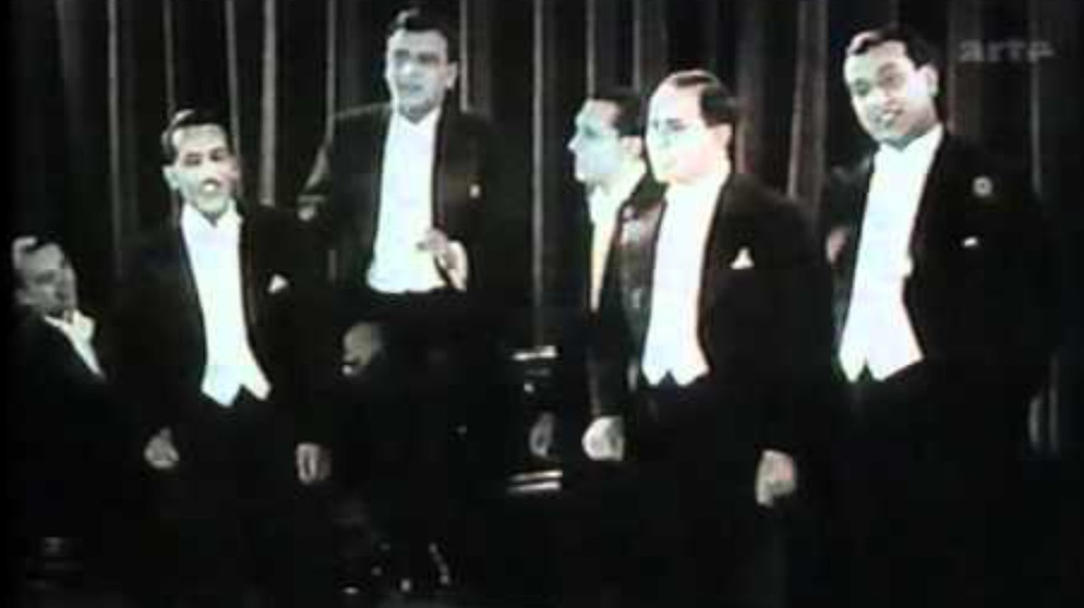 Comedian Harmonists (original ensemble) 1931 rare footage. | Bildquelle: Jozef Sterkens (via YouTube)